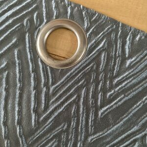 Silver/Grey "John Lewis" curtains, lined. 2 panels 65 x 72" IMMACULATE!